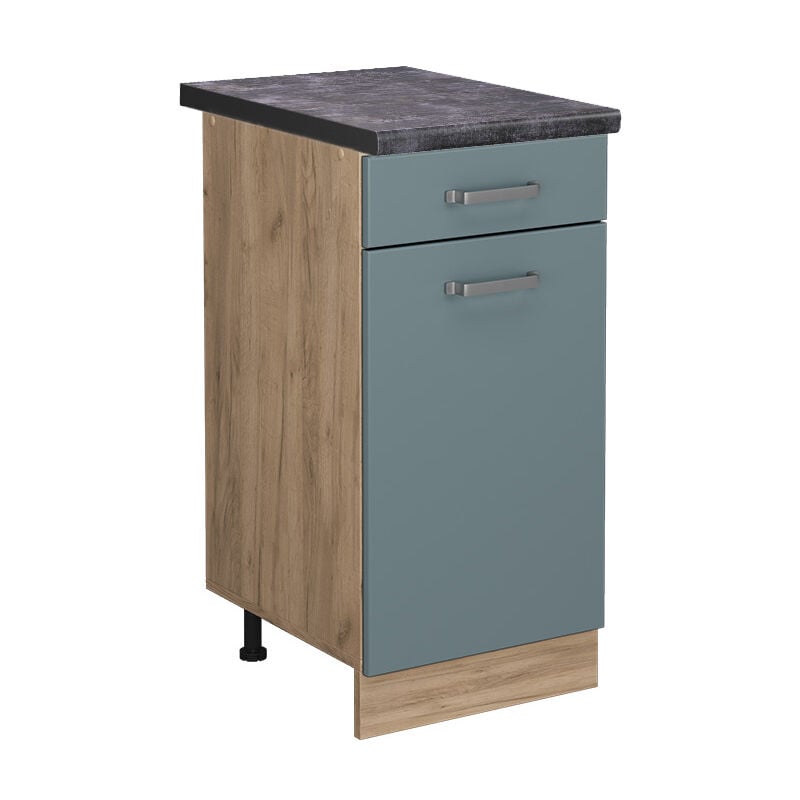 foto del prodotto vicco mobiletto base per cucina grigio blu 40 cm , pl antracite