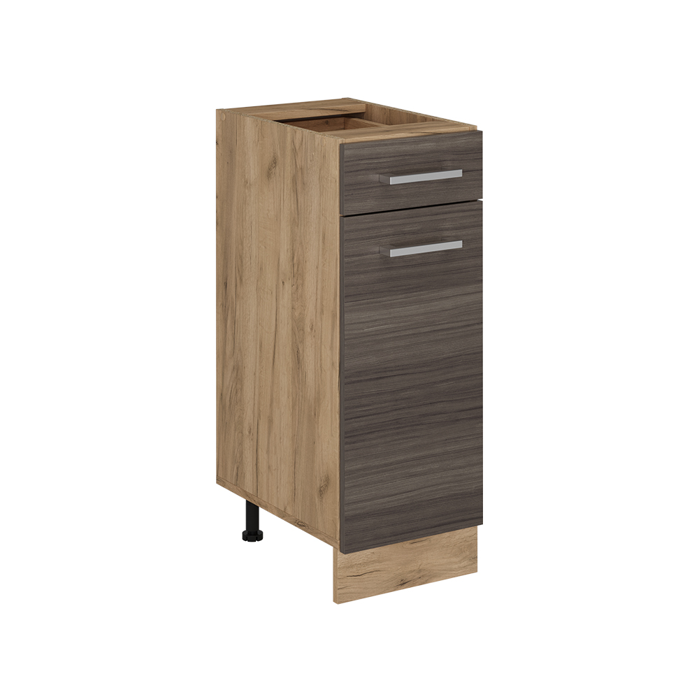 foto del prodotto vicco mobiletto base per cucina grigio nobile 30 cm senza piano di lavoro
