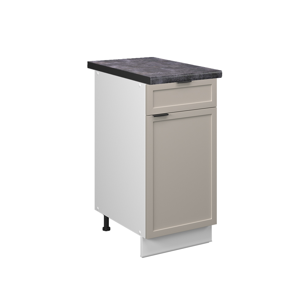 foto del prodotto vicco mobiletto base per cucina grigiobeige 40 cm , pl antracite