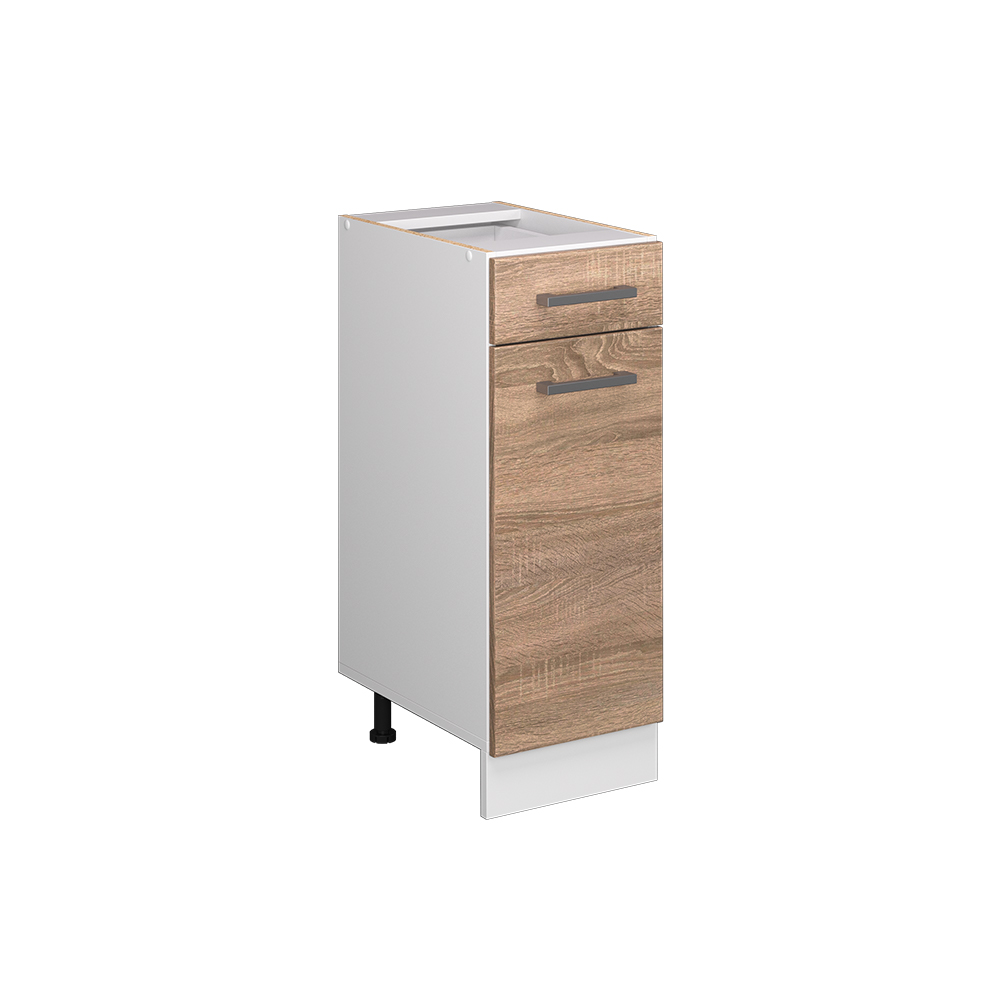 foto del prodotto vicco mobiletto base per cucina sonoma 30 cm senza piano di lavoro