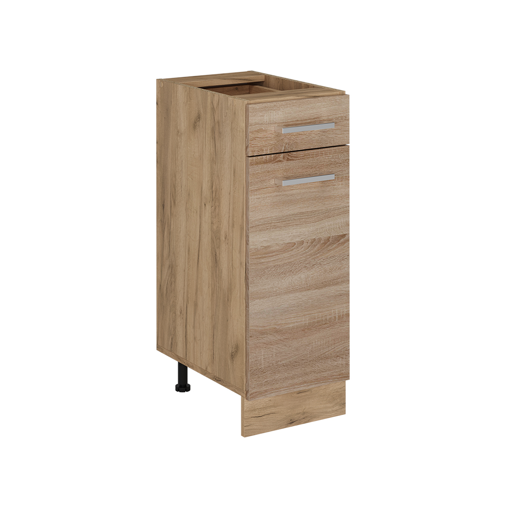 foto del prodotto vicco mobiletto base per cucina sonoma 30 cm senza piano di lavoro