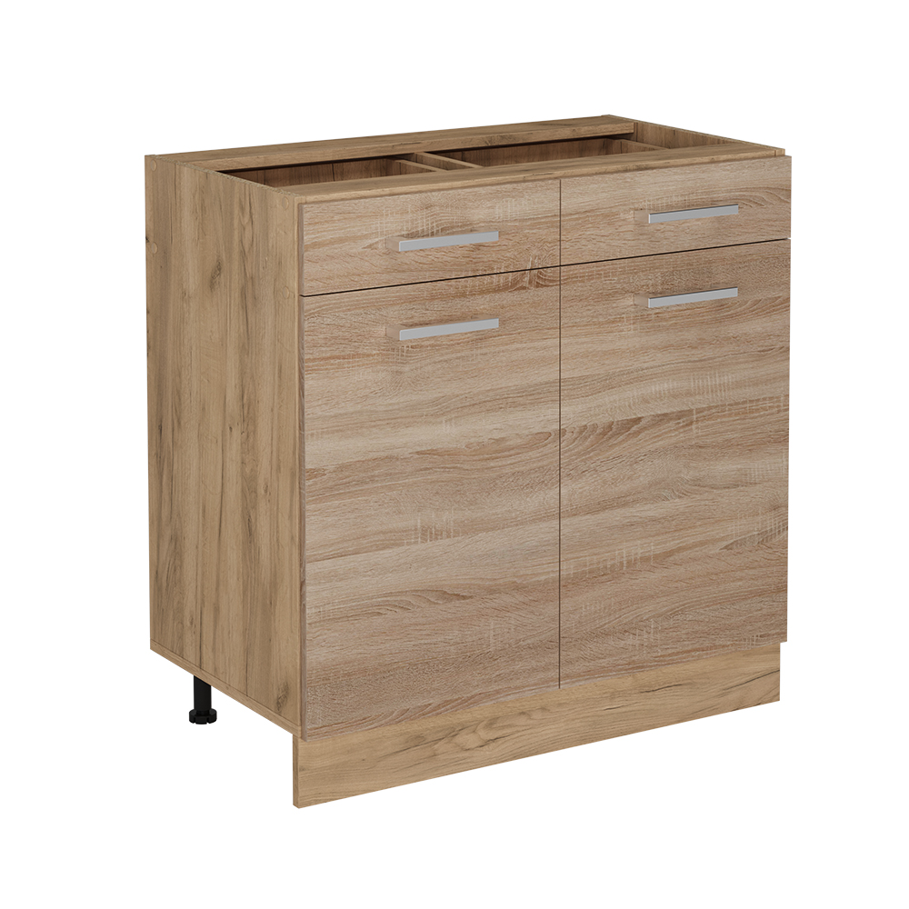 foto del prodotto vicco mobiletto base per cucina sonoma 80 cm senza piano di lavoro