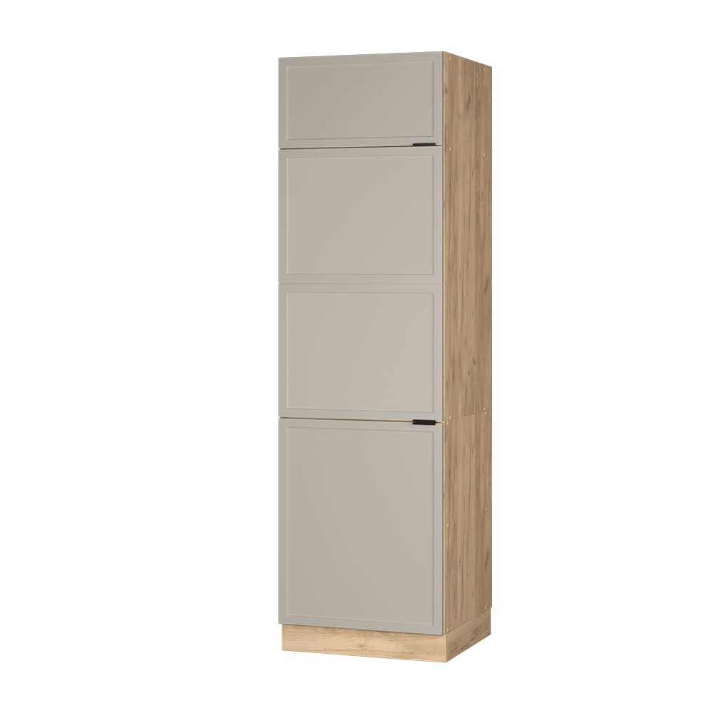 foto del prodotto vicco mobiletto per frigorifero grigiobeige 60 cm