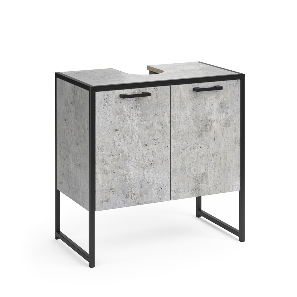 foto del prodotto vicco mobiletto per lavabo calcestruzzo 60 x 60 cm