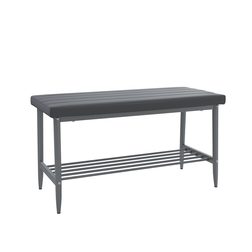 foto del prodotto vicco panca ad angolo grigio 85 x 35 cm