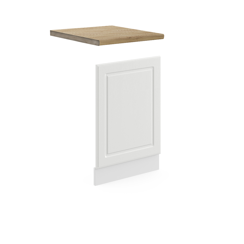foto del prodotto vicco pannello frontale bianco casa di campagna 45 cm , pl rovere