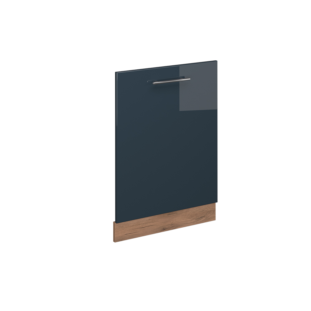 foto del prodotto vicco pannello frontale della lavastoviglie blu scuro lucido 60 cm senza piano di lavoro