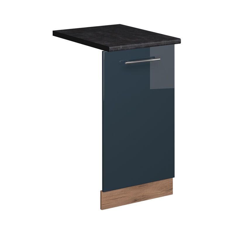 foto del prodotto vicco pannello frontale della lavastoviglie fame line, blu scuro lucido, 45 cm , pl antracite