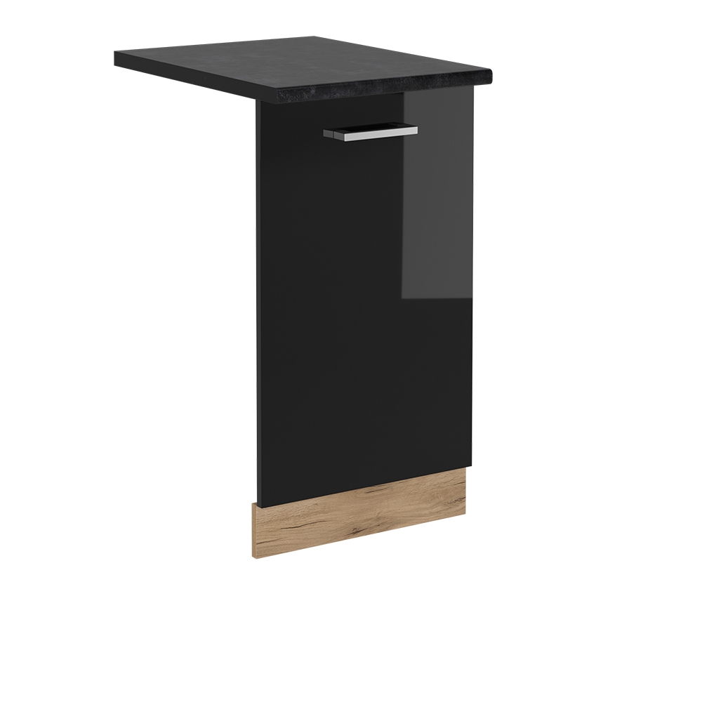 foto del prodotto vicco pannello frontale della lavastoviglie nero lucido 45 cm , pl antracite