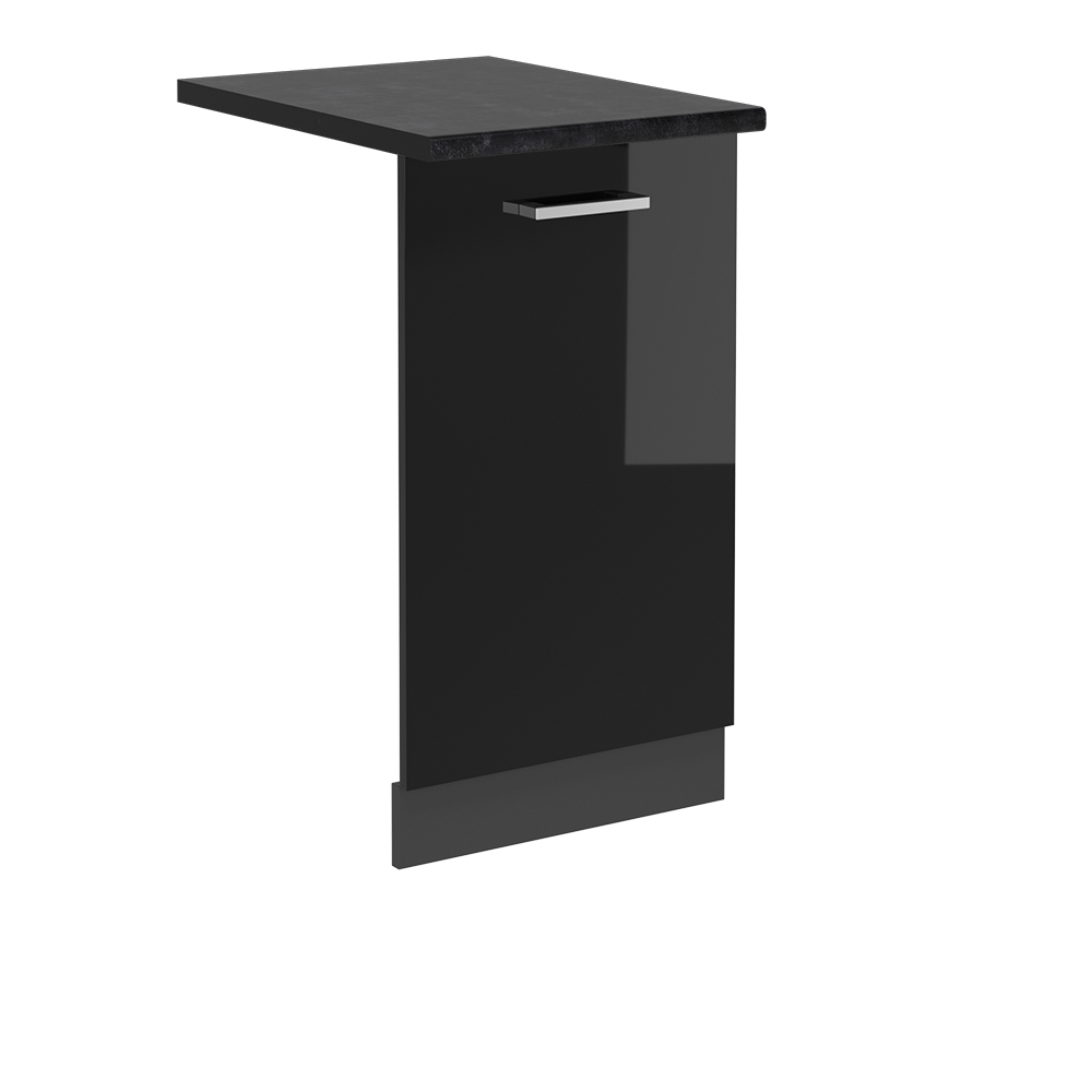 foto del prodotto vicco pannello frontale della lavastoviglie nero lucido 45 cm , pl antracite
