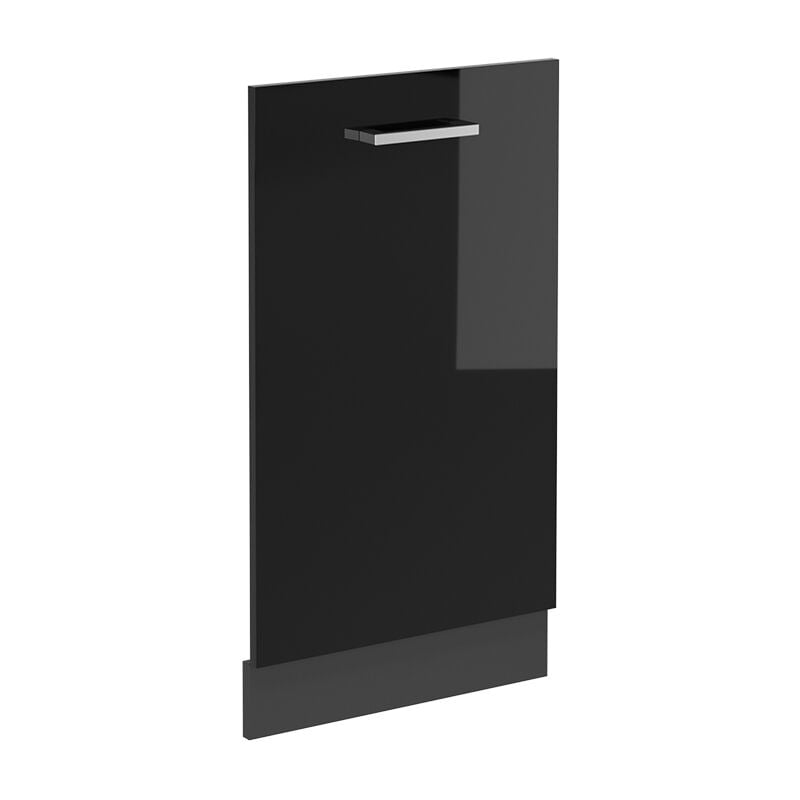 foto del prodotto vicco pannello frontale della lavastoviglie r line, nero lucido, 45 cm senza piano di lavoro