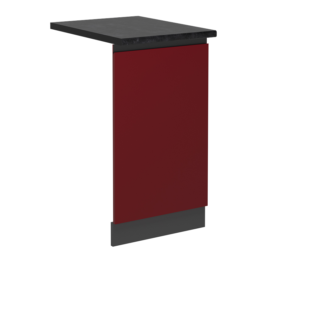 foto del prodotto vicco pannello frontale della lavastoviglie rosso 45 cm , pl antracite