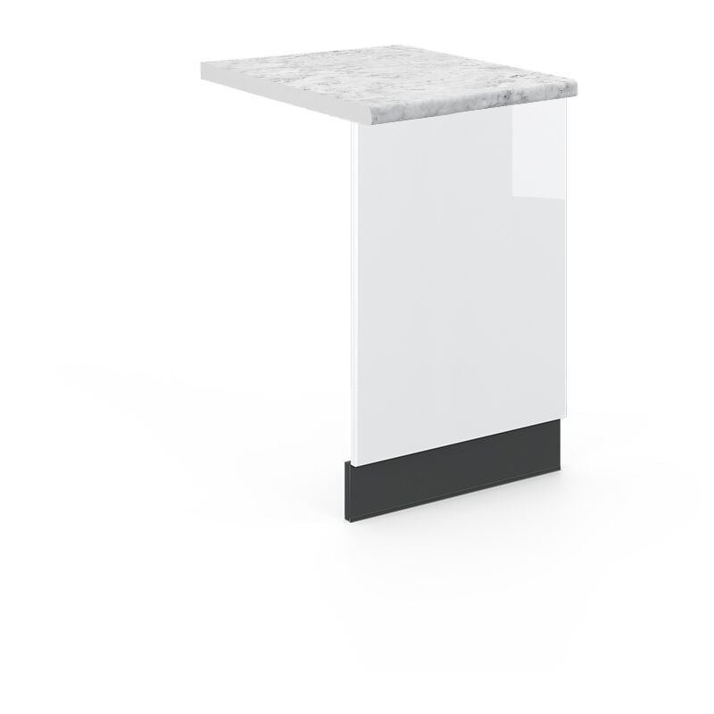 foto del prodotto vicco pannello frontale fame line, bianco lucido, 45 cm , pl marmo
