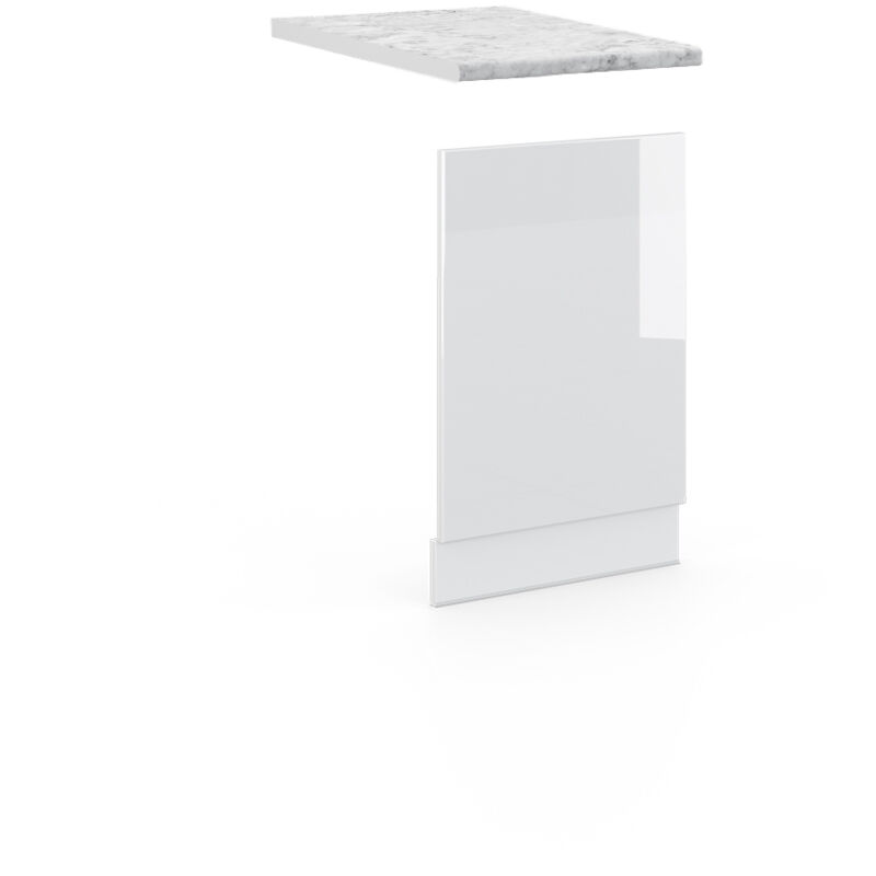 foto del prodotto vicco pannello frontale fame line, bianco lucido, 45 cm , pl marmo
