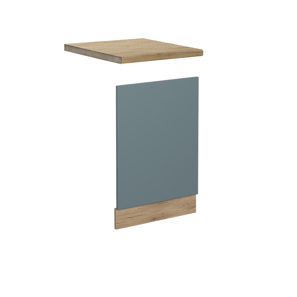 foto del prodotto vicco pannello frontale grigio blu 45 cm , pl rovere