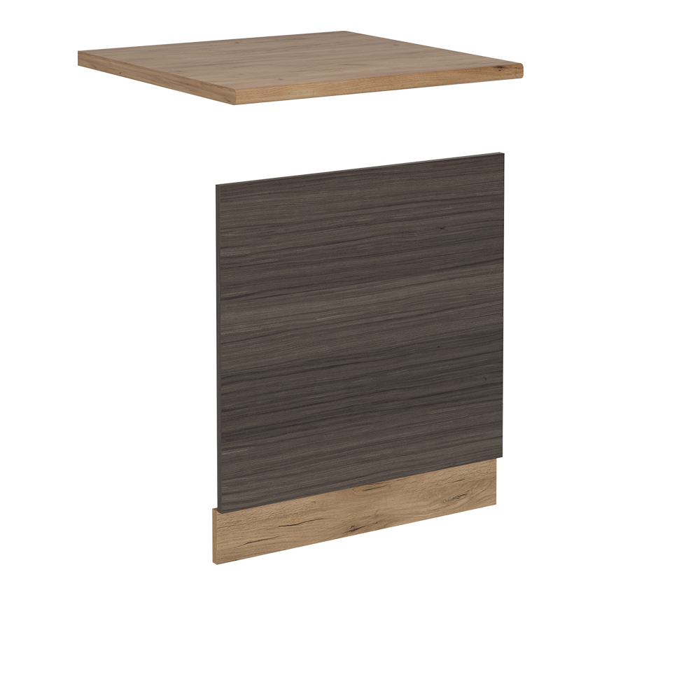 foto del prodotto vicco pannello frontale grigio nobile 60 cm , pl rovere