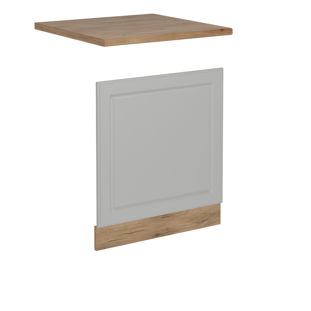 foto del prodotto vicco pannello frontale per lavastoviglie bianco casa di campagna 60 cm , pl rovere