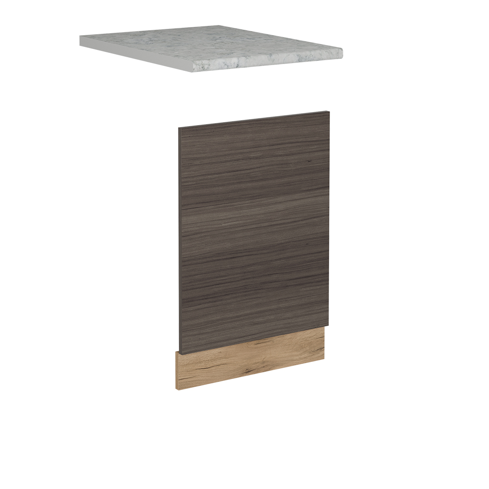 foto del prodotto vicco pannello frontale per lavastoviglie grigio nobile 45 cm , pl marmo