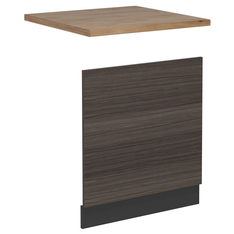 foto del prodotto vicco pannello frontale per lavastoviglie r line, grigio nobile, 60 cm , pl rovere