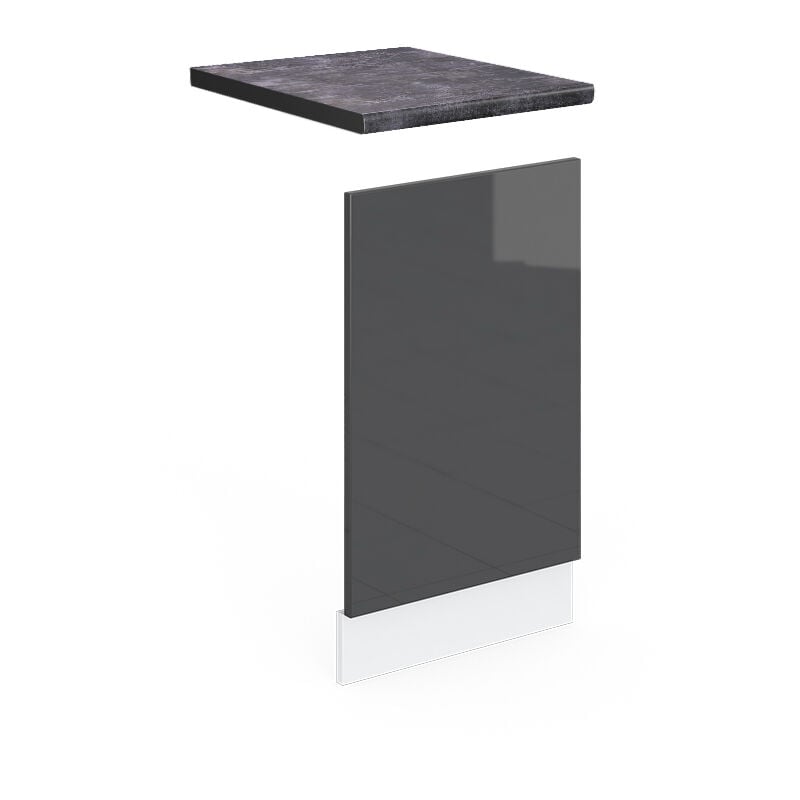 foto del prodotto vicco pannello frontale r line, antracite lucido, 45 cm , pl antracite