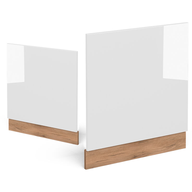 foto del prodotto vicco pannello frontale r line, bianco lucido, 60 cm senza piano di lavoro
