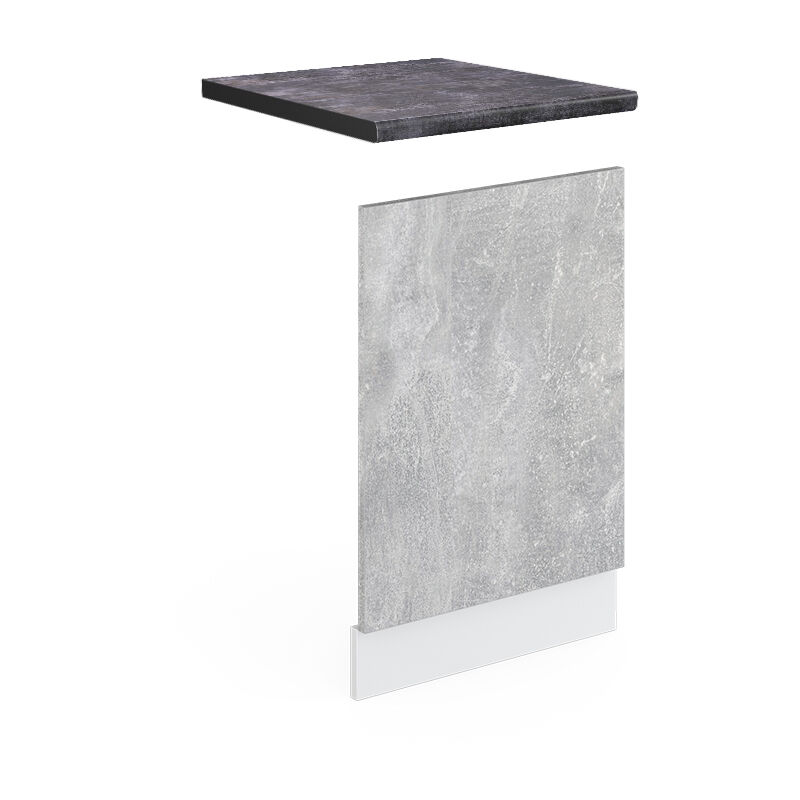 foto del prodotto vicco pannello frontale r line, calcestruzzo, 45 cm , pl antracite