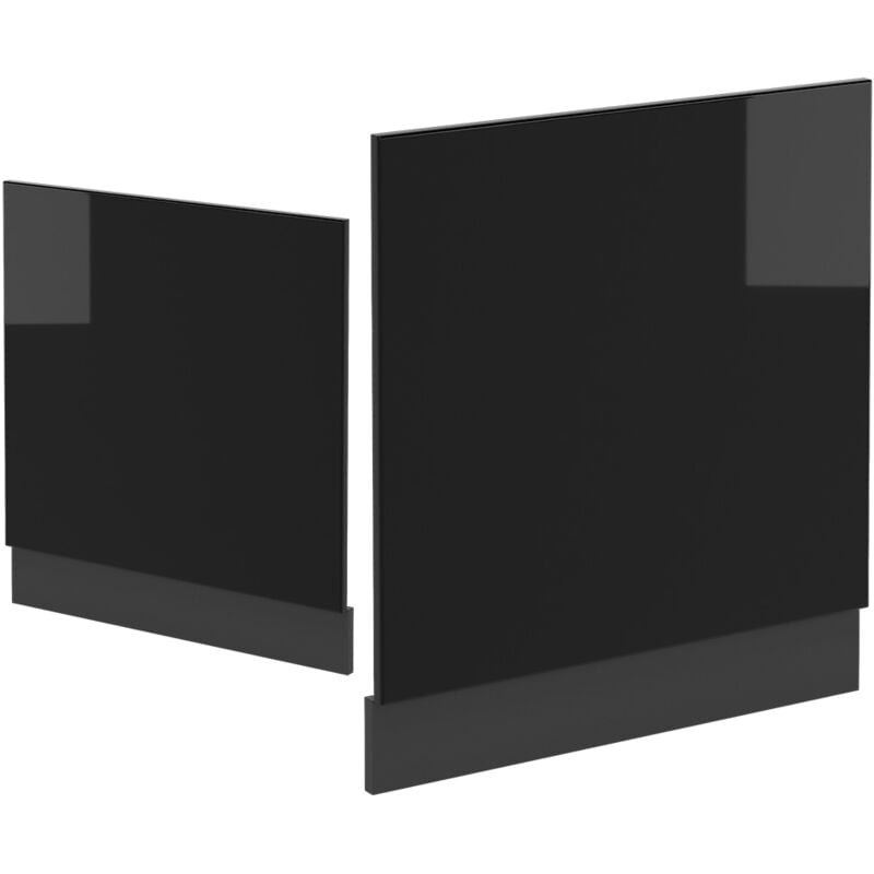 foto del prodotto vicco pannello frontale r line, nero lucido, 60 cm senza piano di lavoro