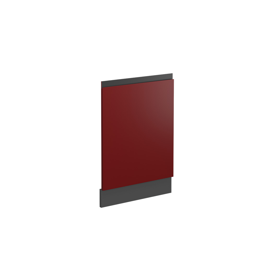 foto del prodotto vicco pannello frontale rosso 44.6 cm forma a j, senza piano di lavoro