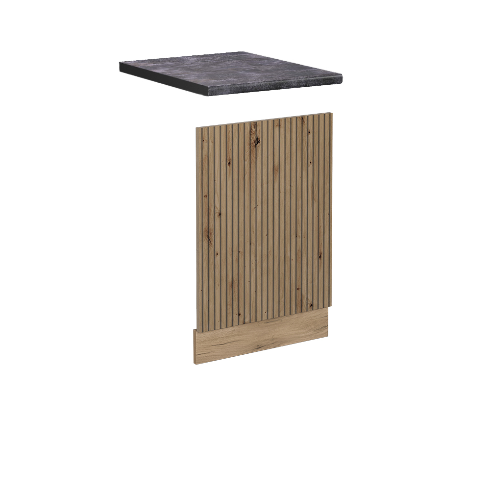 foto del prodotto vicco pannello frontale rovere artigianale 45 cm , pl antracite