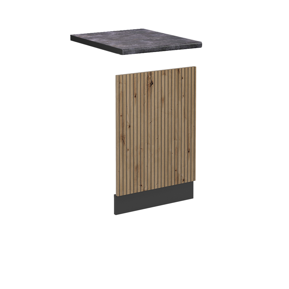 foto del prodotto vicco pannello frontale rovere artigianale 45 cm , pl antracite