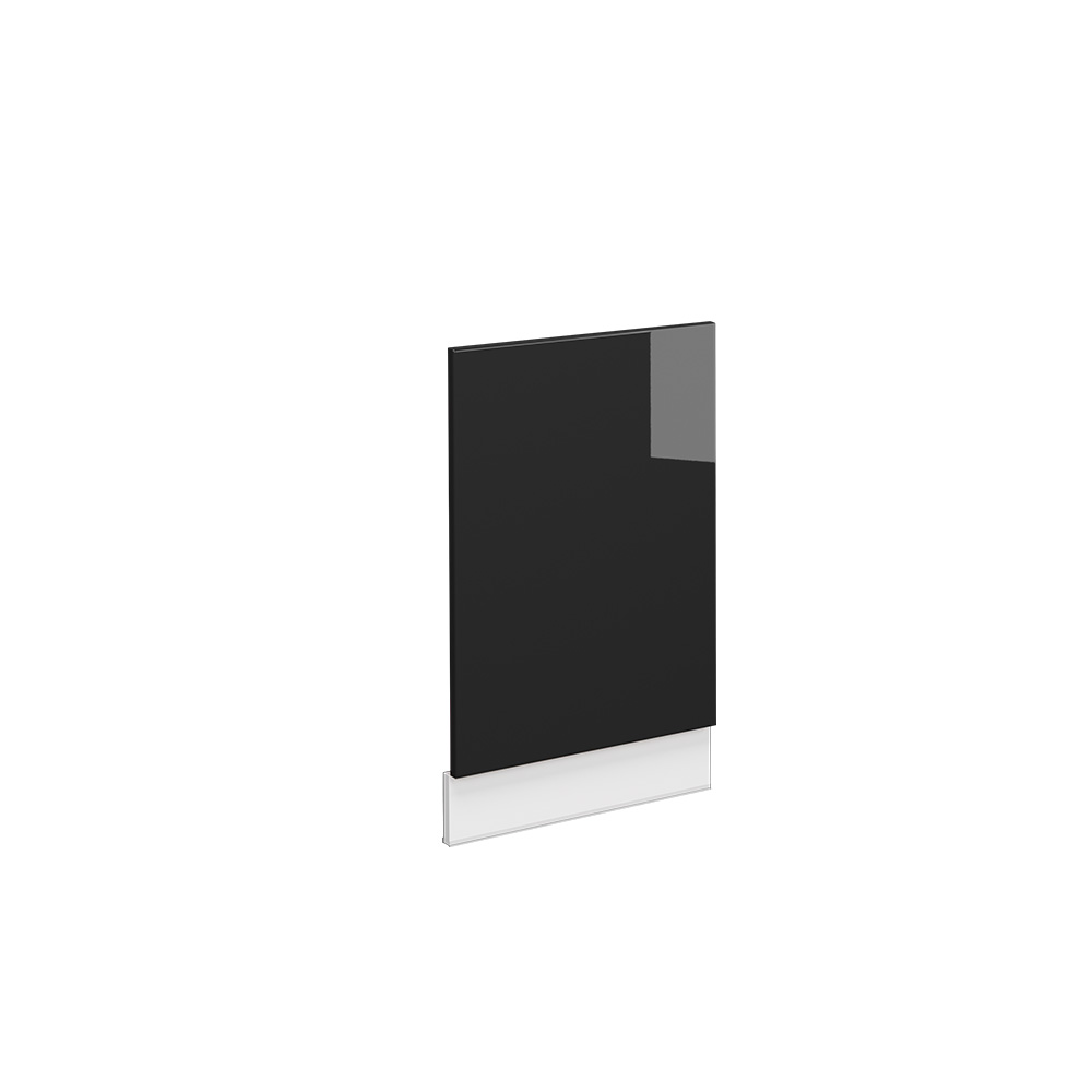 foto del prodotto vicco pannello frontale rovere nero lucido 45 cm senza piano di lavoro