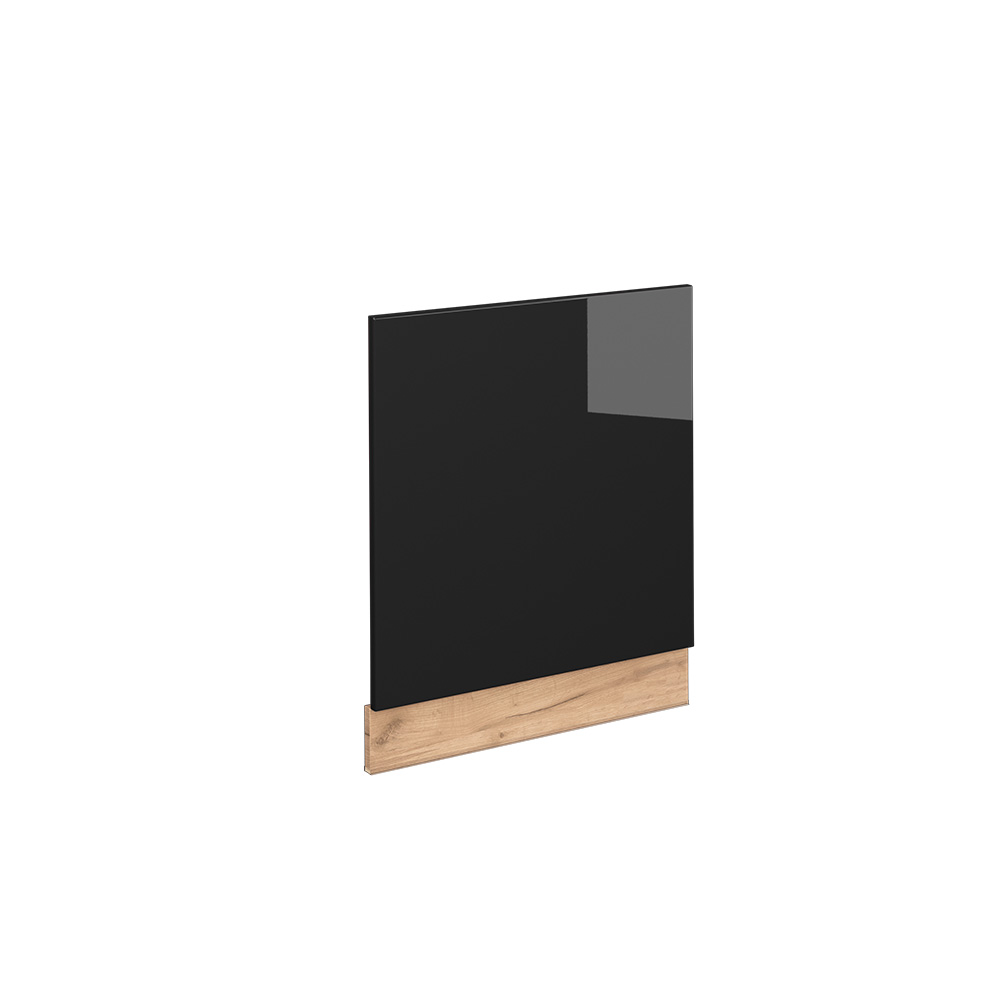 foto del prodotto vicco pannello frontale rovere nero lucido 60 cm senza piano di lavoro