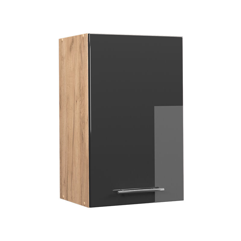 foto del prodotto vicco pensile da cucina fame line, antracite lucido, 45 cm