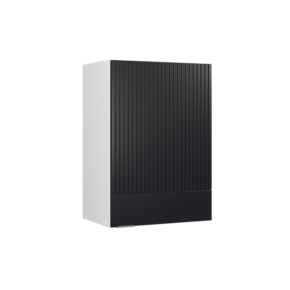 foto del prodotto vicco pensile da cucina nero a righe 50 cm