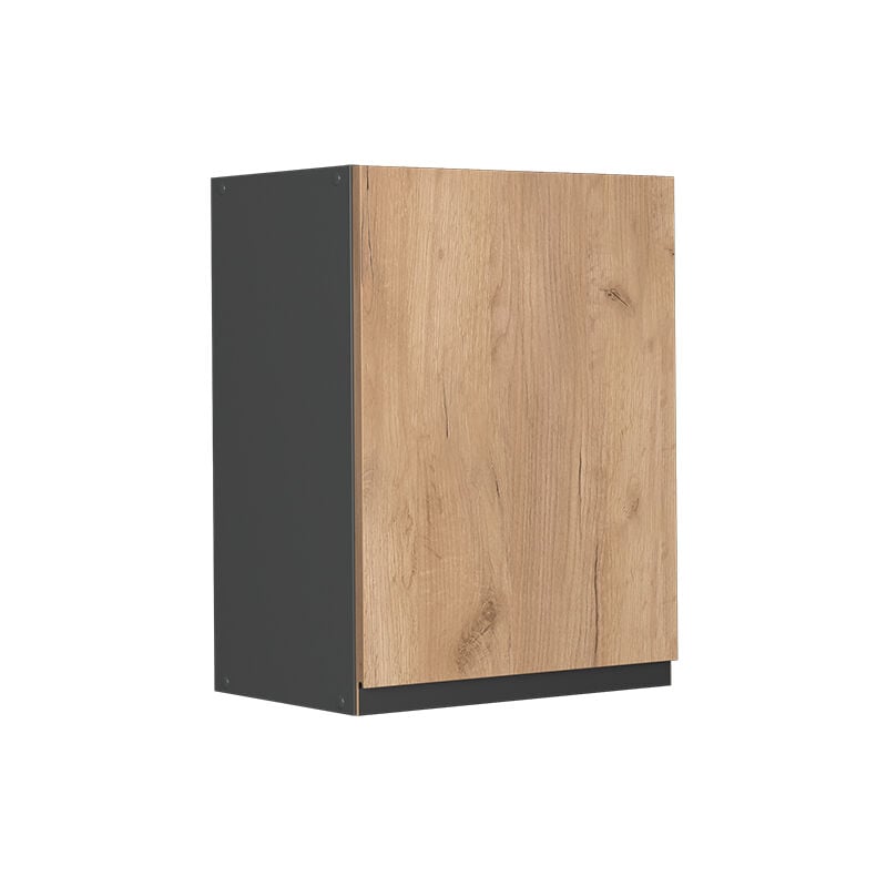 foto del prodotto vicco pensile da cucina quercia dorata 45 cm forma a j