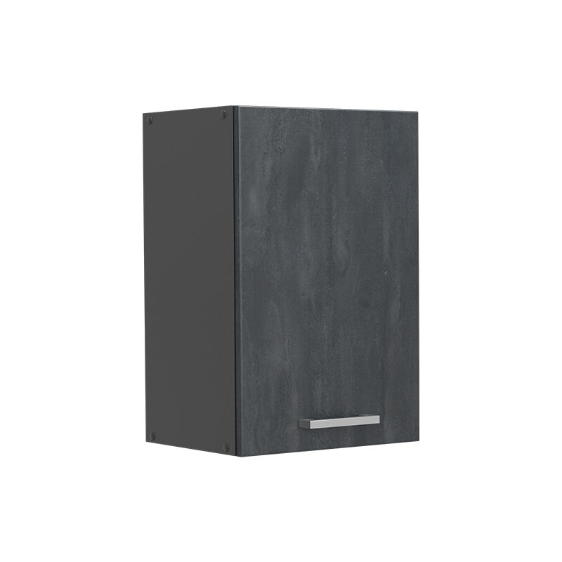 foto del prodotto vicco pensile da cucina r line, calcestruzzo nero, 40 cm