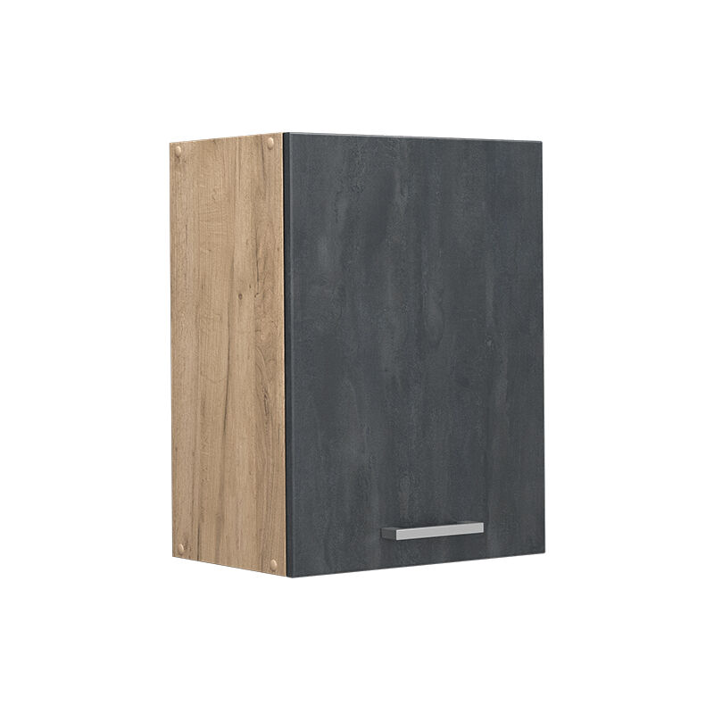 foto del prodotto vicco pensile da cucina r line, calcestruzzo nero, 45 cm