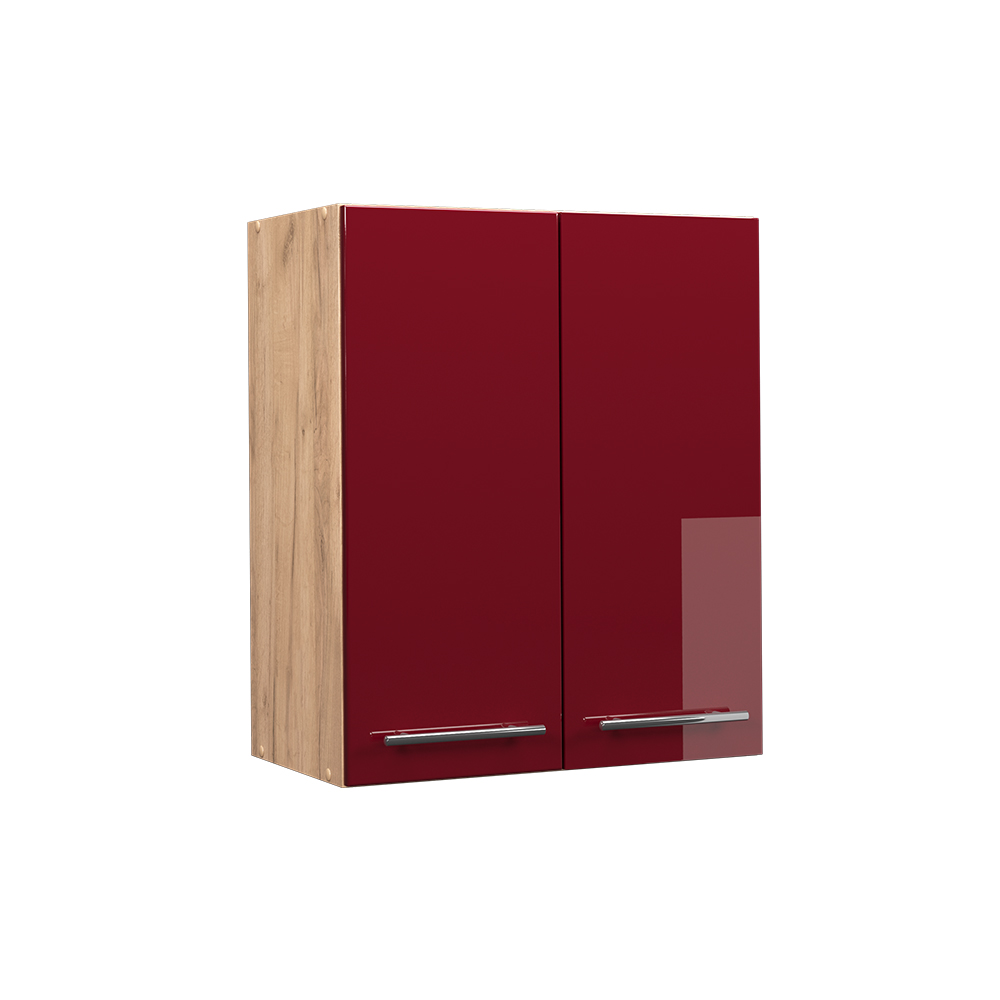 foto del prodotto vicco pensile da cucina rosso bordeaux lucido 60 cm