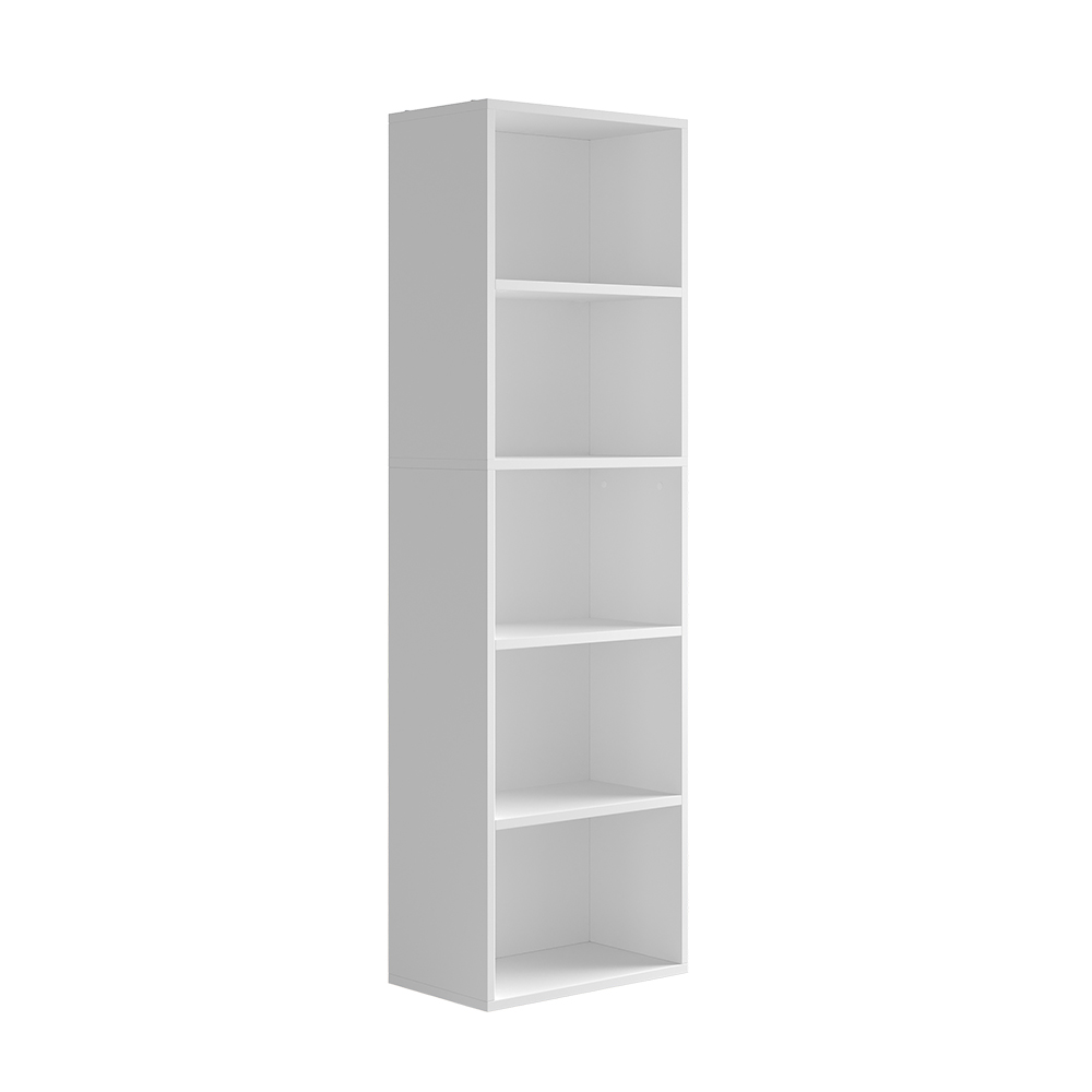 foto del prodotto vicco scaffale bianco 40 x 132 cm con 5 scomparti