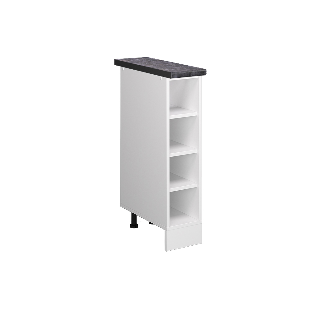 foto del prodotto vicco scaffale da cucina bianco 20 cm , pl antracite