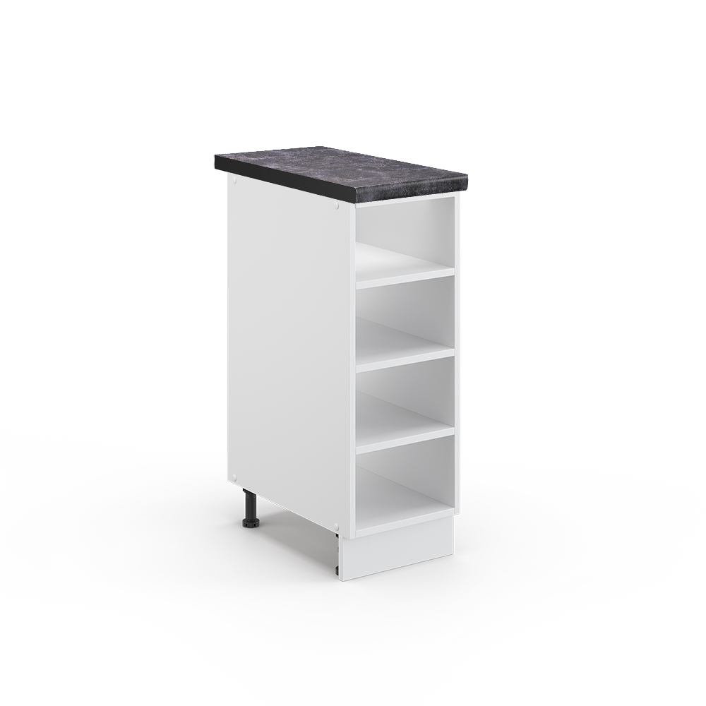 foto del prodotto vicco scaffale da cucina bianco 30 cm , pl antracite