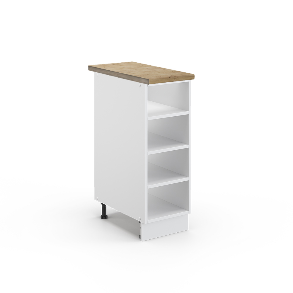 foto del prodotto vicco scaffale da cucina bianco 30 cm , pl rovere
