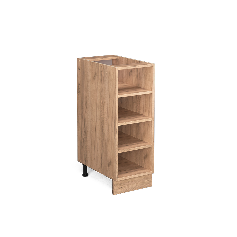 foto del prodotto vicco scaffale da cucina quercia dorata 30 cm senza piano di lavoro