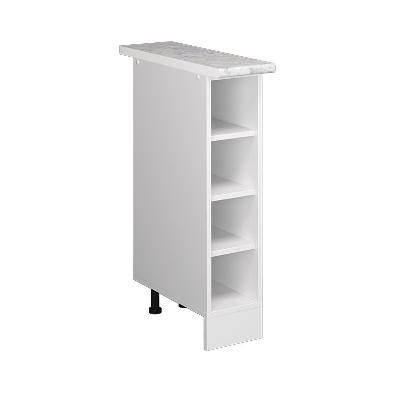foto del prodotto vicco scaffale da cucina r line, bianco, 20 cm , pl marmo