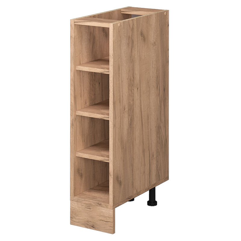 foto del prodotto vicco scaffale da cucina r line, quercia dorata, 20 cm senza piano di lavoro