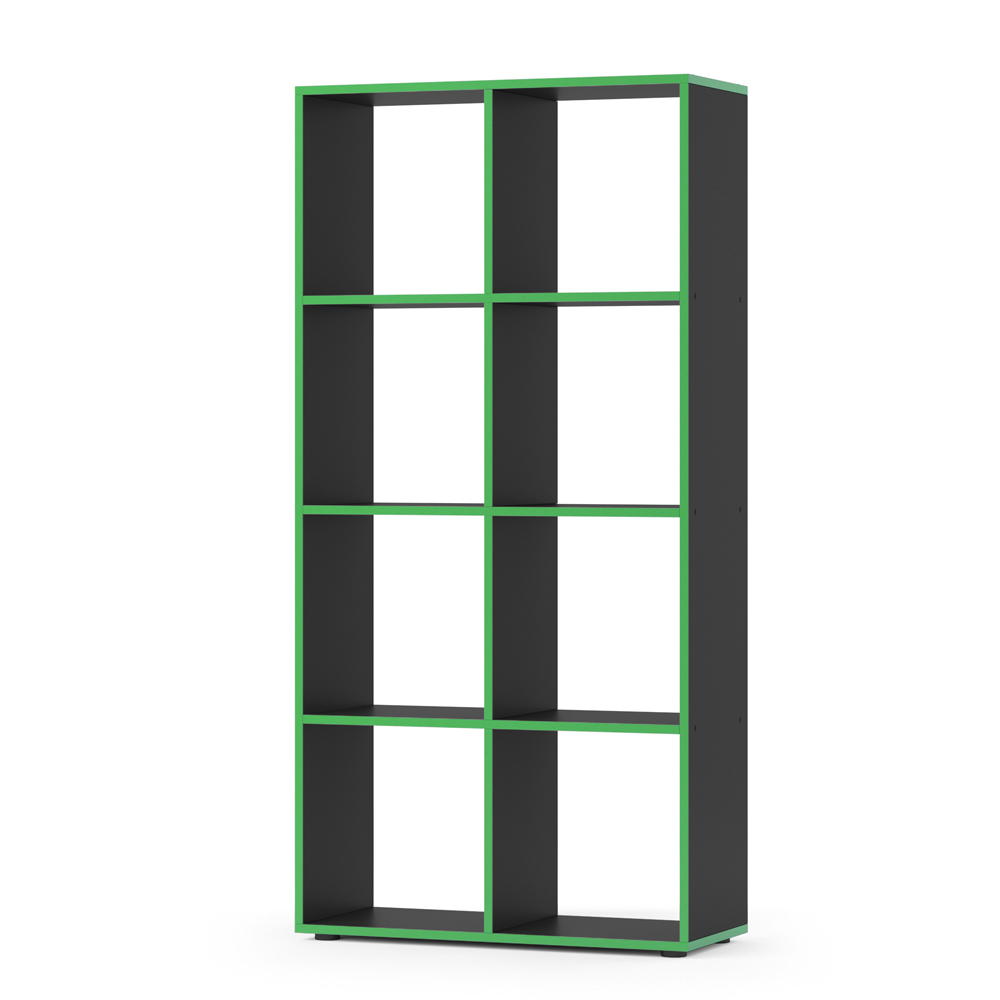 foto del prodotto vicco scaffale nero verde 72 x 143 cm