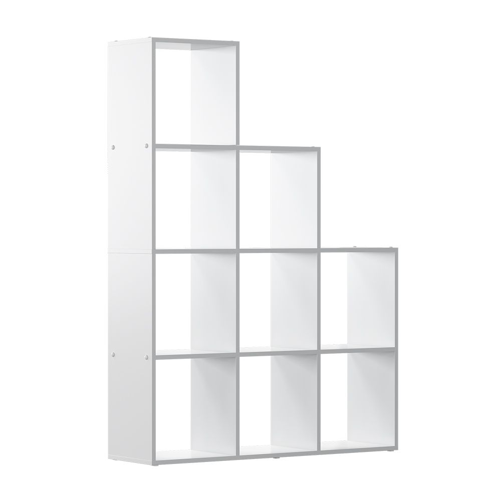 foto del prodotto vicco scaffale per scale bianco 103.5 x 144 cm 9 scomparti