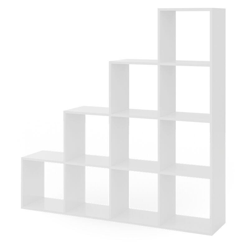 foto del prodotto vicco scaffale per scale , bianco, 142.5 x 140 cm