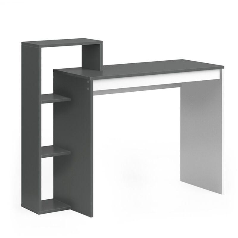 foto del prodotto vicco scrivania con ripiani leo, antracite bianco, 110 x 40 cm