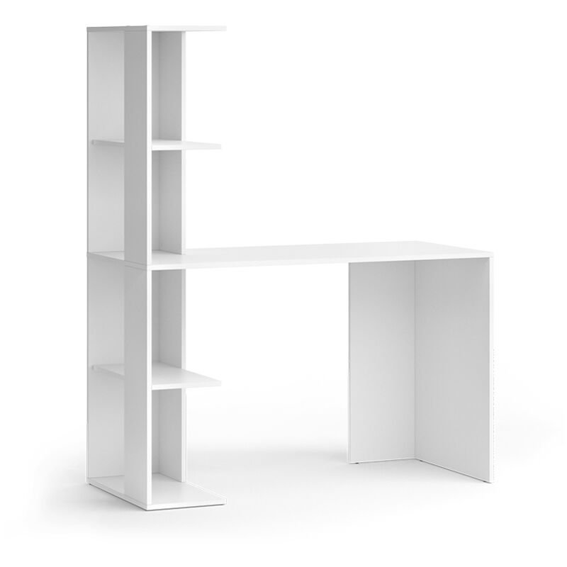 immagine 0 del prodotto vicco scrivania tower, bianco, 122.2 x 55.2 cm con 4 scomparti